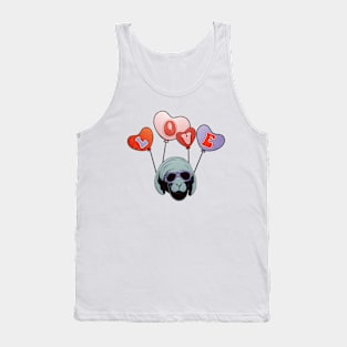 manatee floats on balloons Tank Top